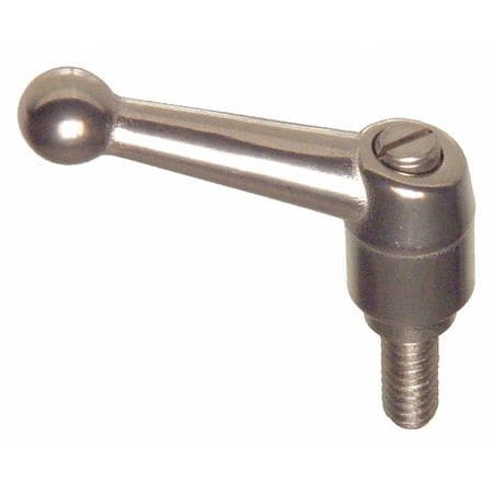 GRAINGER GLOBAL SOURCING M-99456 ADJUSTABLE HANDLE M16 STAINLESS STEEL