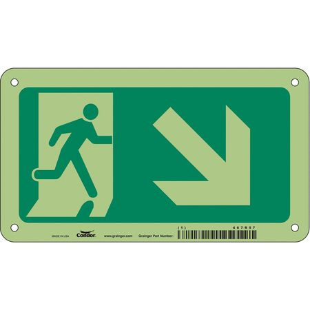 CONDOR USA INC 467R57 SAFETY SIGN 4.5 X8 ALUMINUM