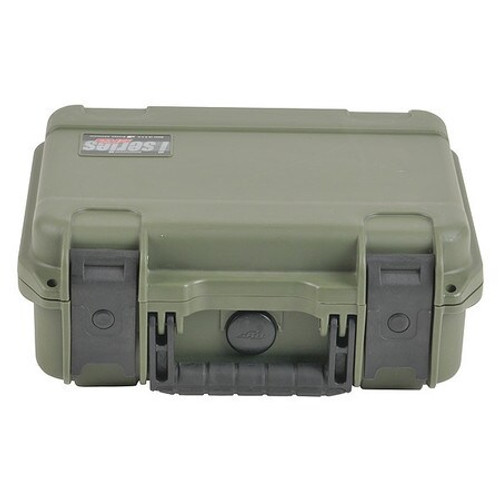 SKB CASES/STEPHEN GOULD 3I-0907-4M-L ISERIES PISTOL CASE, LAYERED FOAM, OD GR