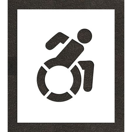 RAE STL-116-31501 PAVEMENT STENCIL 23 H 20 W 0.063 THICK