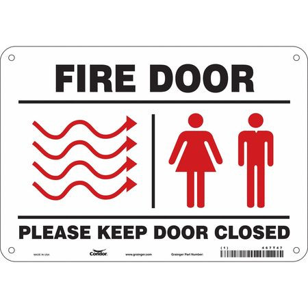 CONDOR USA INC 467T47 SAFETY SIGN 7 X10 ALUMINUM