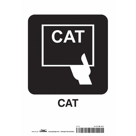 CONDOR USA INC 453M46 HOSPITAL SIGN 10 H X 7 W 0.004 THICK