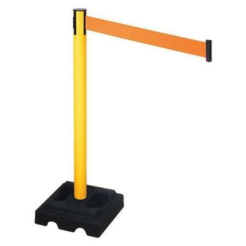 RETRACTA-BELT 332PYW-OR BARRIER POST BLK ORANGE BELT 10FT BELT L RETRACTA-BELT 332PYW-OR BARRIER POST BLK ORANGE BELT 10FT BELT L