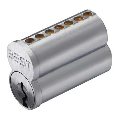 BEST 1C7BA1626 INTERCHANGEABLE CORE SATIN CHROME 7 PINS