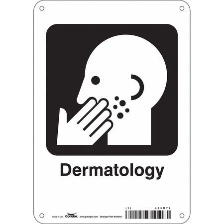 CONDOR USA INC 453M79 HOSPITAL SIGN 10 H X 7 W 0.032 THICK