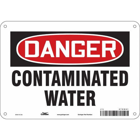 CONDOR USA INC 470H81 SAFETY SIGN 10 W X 7 H 0.055 THICK