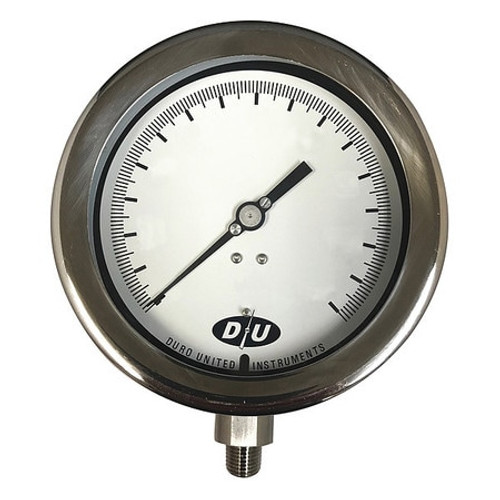 DURO BAG MFG CO 4.2070813E7 PRESSURE GAUGE 4-1/2 DIAL SIZE