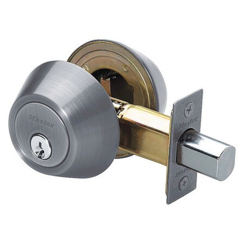 MASTER LOCK DS0715KA4S DEADBOLT SATIN NICKEL DOUBLE CYLINDER