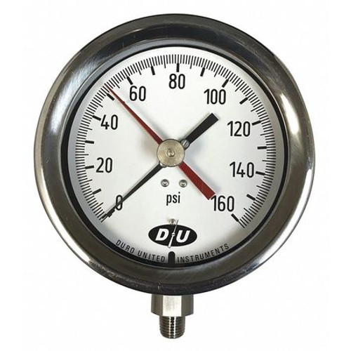 DURO BAG MFG CO 42070813-MAXHAND PRESSURE GAUGE 4-1/2 DIAL SIZE