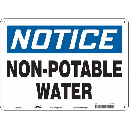 CONDOR USA INC 470J78 SAFETY SIGN 14 W X 10 H 0.032 THICK