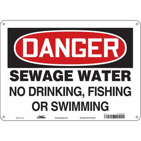 CONDOR USA INC 470J42 SAFETY SIGN 14 W X 10 H 0.055 THICK