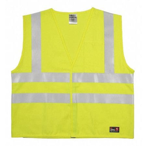 ML KISHIGO GF186-4X-5X J6358 HIGH VISIBILITY VEST YELLOW/GRN 4X