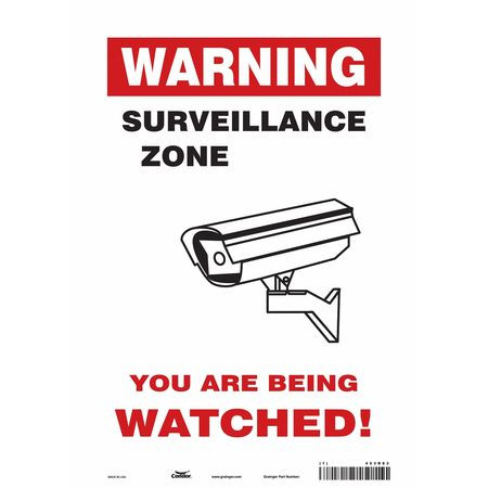 CONDOR USA INC 453R83 SECURITY SIGN 14 H 10 W VINYL