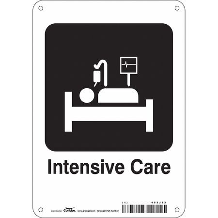 CONDOR USA INC 453J83 HOSPITAL SIGN 10 H X 7 W 0.055 THICK