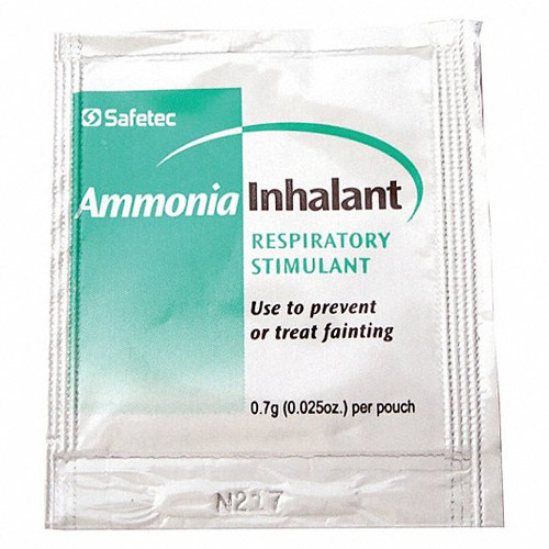 GRAINGER GLOBAL SOURCING 9999-1210 AMMONIA INHALANTS POUCH 0.350 OZ. PK12