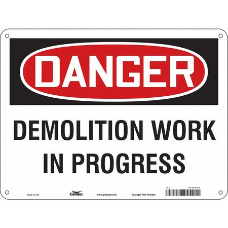 CONDOR USA INC 478N09 SAFETY SIGN 24 WX18 H 0.055 THICKNESS