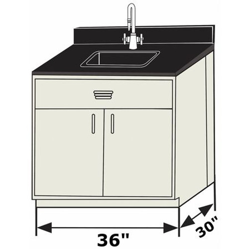 HEMCO 70621 HEMCO&#174; MAGELLAN SINK BASE CABINET, 