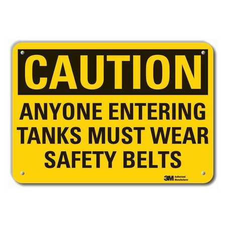 LYLE LCU3-0394-NP_14x10 CAUTION SIGN 14 W 10 H 0.055 THICK
