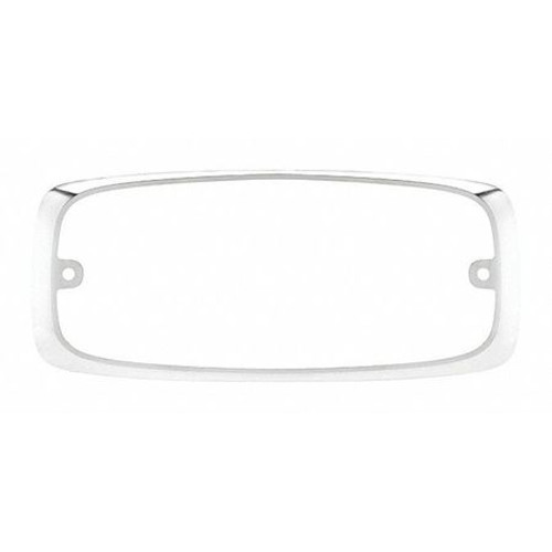 FEDERAL SIGNAL FR7MC BEZEL CHROME POLY 7 L X4 H X1-7/64 W