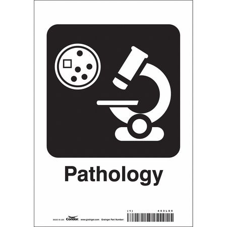 CONDOR USA INC 453L05 HOSPITAL SIGN 10 H X 7 W 0.004 THICK