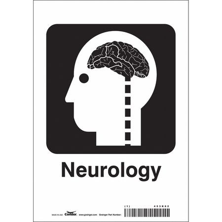 CONDOR USA INC 453K62 HOSPITAL SIGN 10 H X 7 W 0.004 THICK