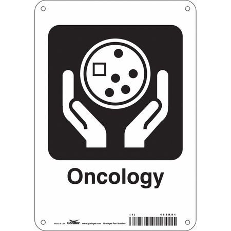 CONDOR USA INC 453K81 HOSPITAL SIGN 10 H X 7 W 0.032 THICK