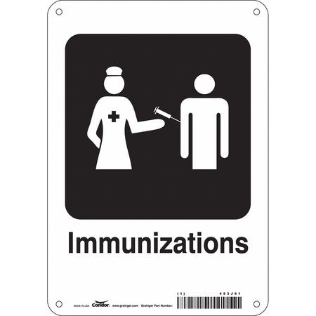 CONDOR USA INC 453J61 HOSPITAL SIGN 10 H X 7 W 0.032 THICK