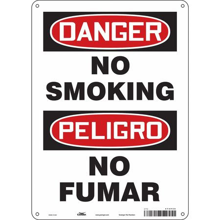 CONDOR USA INC 474P50 SAFETY SIGN,14 IN X 10 IN,ALUMINUM