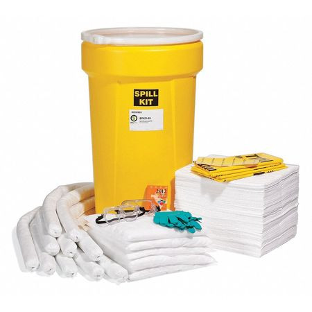 SPILLTECH SPKO-55 SPILL KIT DRUM OIL-BASED LIQUIDS 24 H