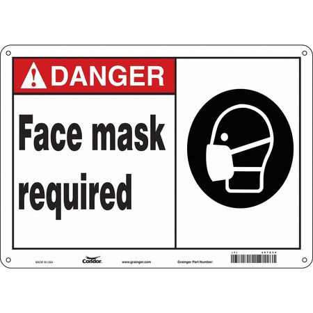 CONDOR USA INC 467Z36 SAFETY SIGN 14 W 10 H 0.010 THICKNESS