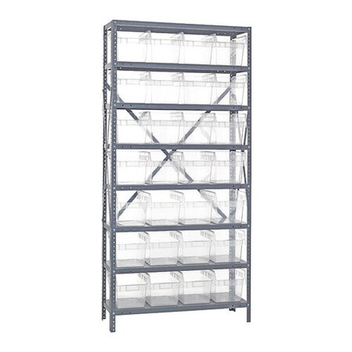 QUANTUM STORAGE SYSTEMS 1875-SB808CL BIN SHELVING OVERALL 18 D CLEAR QUANTUM STORAGE SYSTEMS 1875-SB808CL BIN SHELVING OVERALL 18 D CLEAR