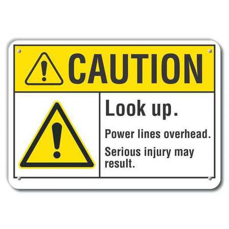 LYLE LCU3-0027-NP_10x7 CAUTION SIGN 10 W 7 H 0.055 THICK