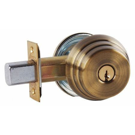 ARROW FASTENER CO E61 5A GRADE 2 SINGLE CYLINDER DEADLOCK, CONVEN