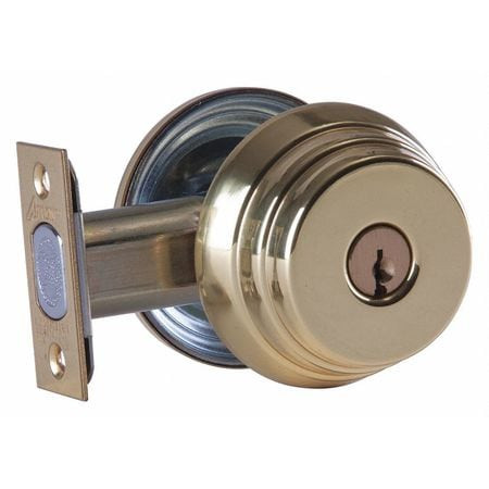 ARROW FASTENER CO E61 3 GRADE 2 SINGLE CYLINDER DEADLOCK, CONVEN
