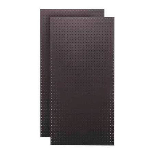 TEMPERED WOOD PEGBOARD TPB-2BK PEGBRD PANEL 48 RND HOLE BLACK PK2