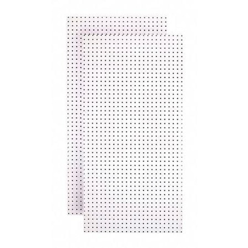 TEMPERED WOOD PEGBOARD TPB-2W PEGBRD PANEL 48 RND HOLE WHITE PK2