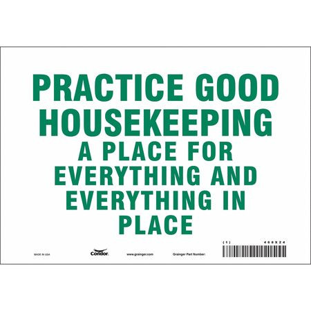 CONDOR USA INC 468X24 SAFETY SIGN 10 7 0.004 THICKNESS