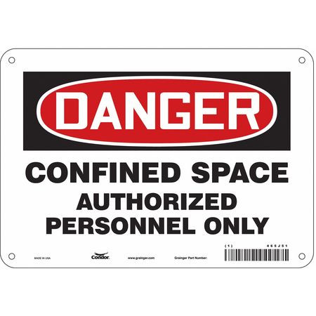 CONDOR USA INC 465J51 SAFETY SIGN 7 H 10 W FIBERGLASS