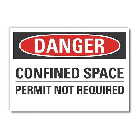 LYLE LCU4-0534-ED_10x7 DANGER SIGN 10 W 7 H 0.004 THICKNESS