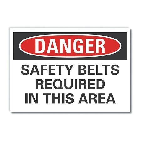 LYLE LCU4-0536-ED_10x7 DANGER SIGN 10 W 7 H 0.004 THICKNESS