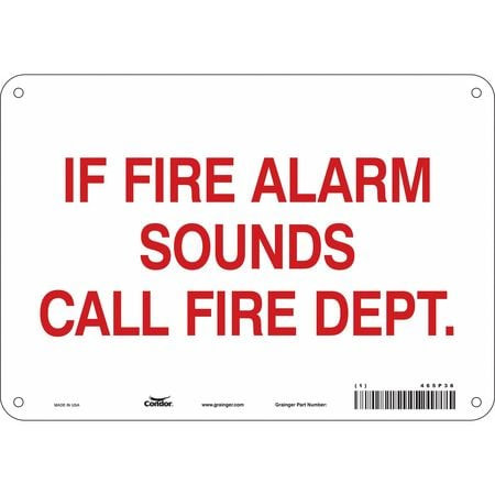 CONDOR USA INC 465P38 SAFETY SIGN 10 W X 7 H 0.032 THICKNESS