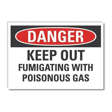 LYLE LCU4-0564-ED_10x7 DANGER SIGN 10 W 7 H 0.004 THICKNESS