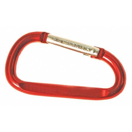 EZ WRAP 'N GO 60RCARAB CARABINER RED ALUMINUM 2 L PK4