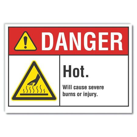 LYLE LCU4-0029-ED_10x7 DANGER SIGN 10 W 7 H 0.004 THICKNESS