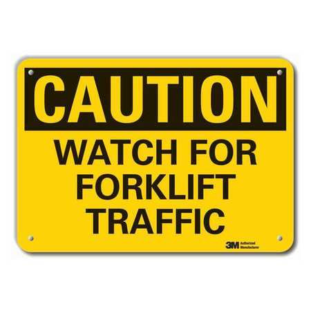 LYLE LCU3-0305-NP_14x10 CAUTION SIGN 14 W 10 H 0.055 THICK