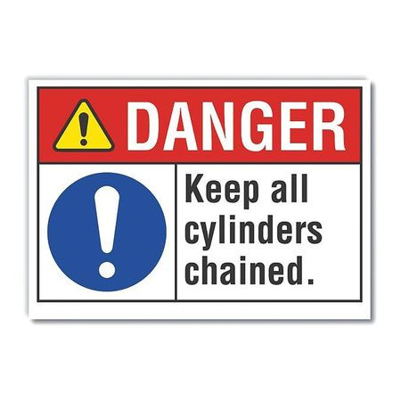 LYLE LCU4-0084-ED_10x7 DANGER SIGN 10 W 7 H 0.004 THICKNESS