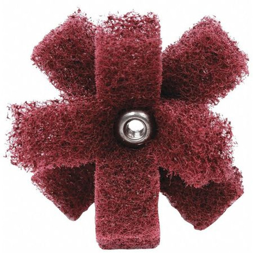 SCOTCH-BRITE 476T65 CROSS BUFF PLAIN ALUMINUM OXIDE 2 DIA.