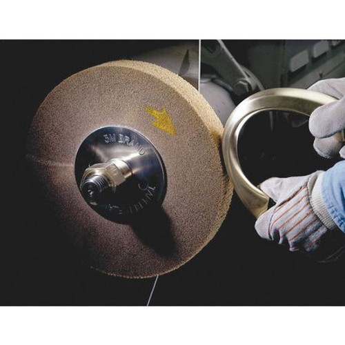 SCOTCH-BRITE 476T74 FLAP BRUSH 6 DIA. 4000 RPM