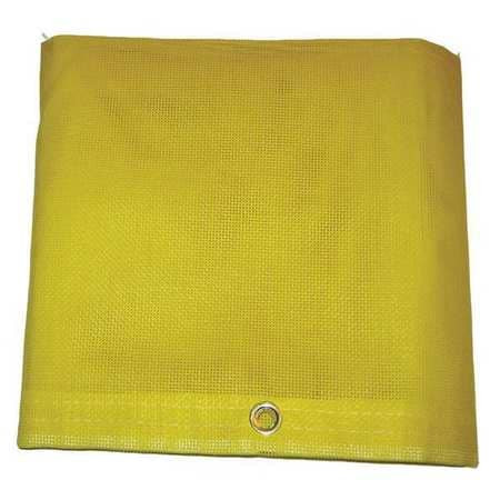 M MAURITZON & CO INC. MBT-12-05-1224 MESH TARP YELLOW 12 X 24 FT CUT SIZE