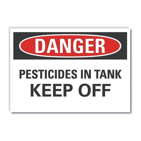 LYLE LCU4-0481-ED_10x7 DANGER SIGN 10 W 7 H 0.004 THICKNESS